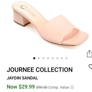 Jaydin block heel blush